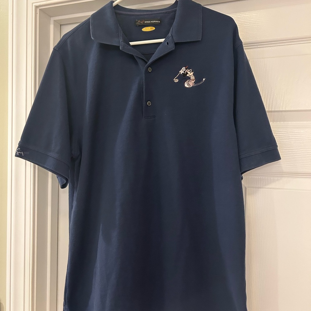 Vintage Disney Men's Navy Polo Shirt